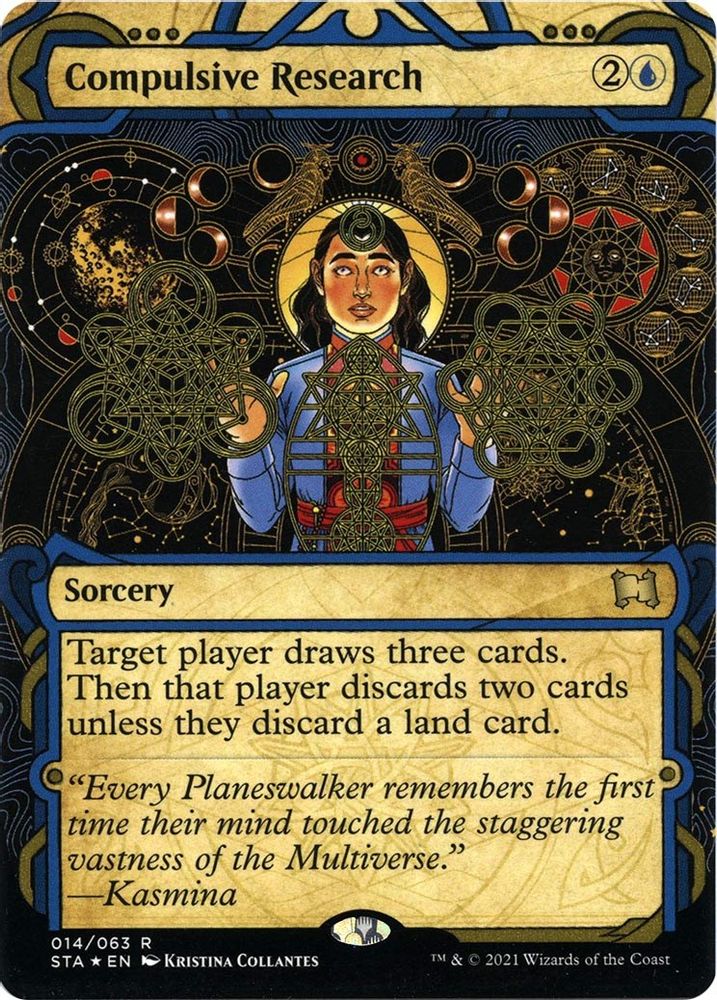 Compulsive Research (Foil Etched) [Strixhaven: School of Mages Mystical Archive]