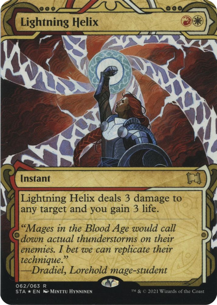 Lightning Helix (Foil Etched) [Strixhaven: School of Mages Mystical Archive]