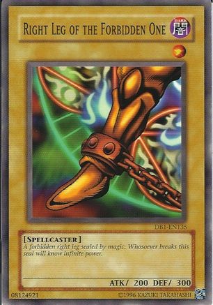 Right Leg of the Forbidden One [DB1-EN135] Common