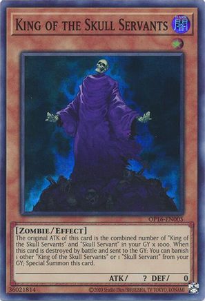 King of the Skull Servants [OP16-EN005] Super Rare