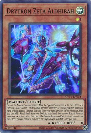 Drytron Zeta Aldhibah [OP16-EN012] Super Rare
