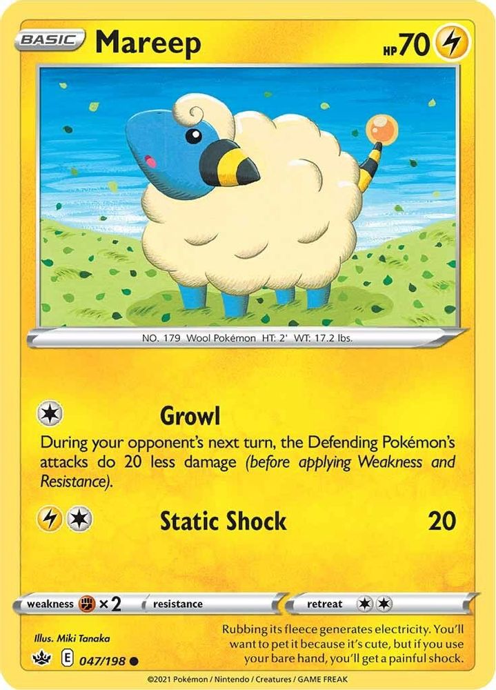 Mareep (047/198) [Sword & Shield: Chilling Reign]
