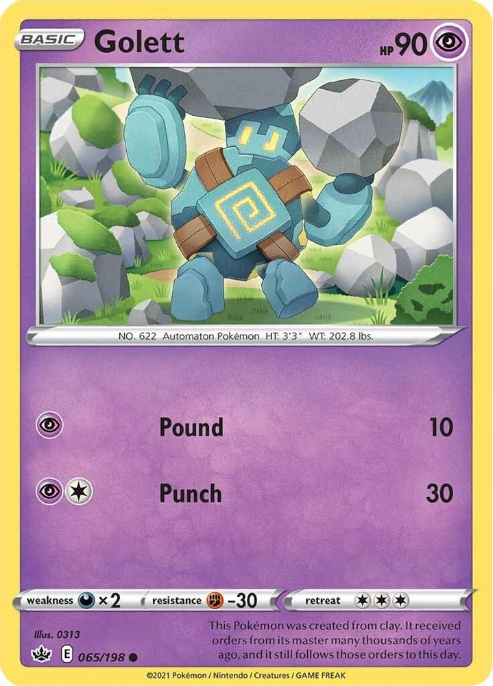 Golett (065/198) [Sword & Shield: Chilling Reign]