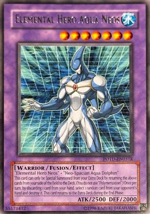 Elemental Hero Aqua Neos (Redemption Replacement) [POTD-EN031K] Rare