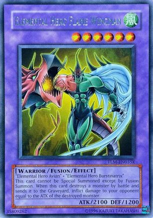 Elemental HERO Flame Wingman (Redemption Replacement) [TLM-EN035K] Rare