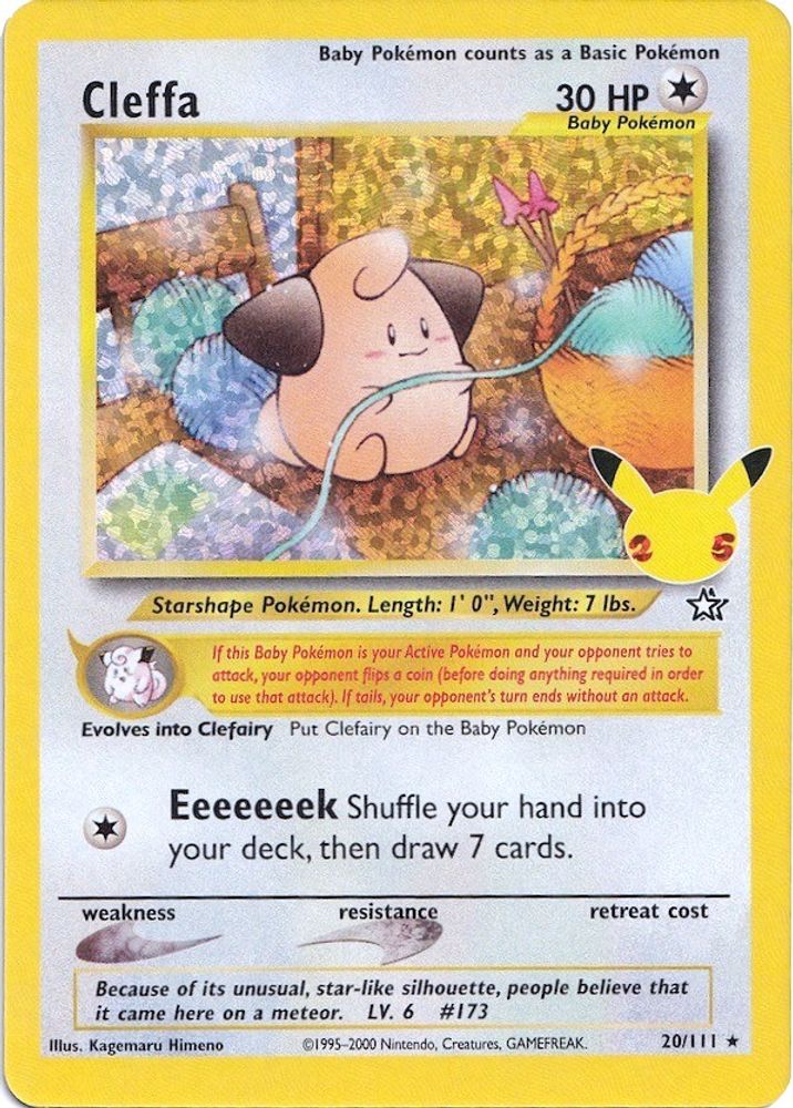 Cleffa (20/111) [Celebrations: 25th Anniversary - Classic Collection]