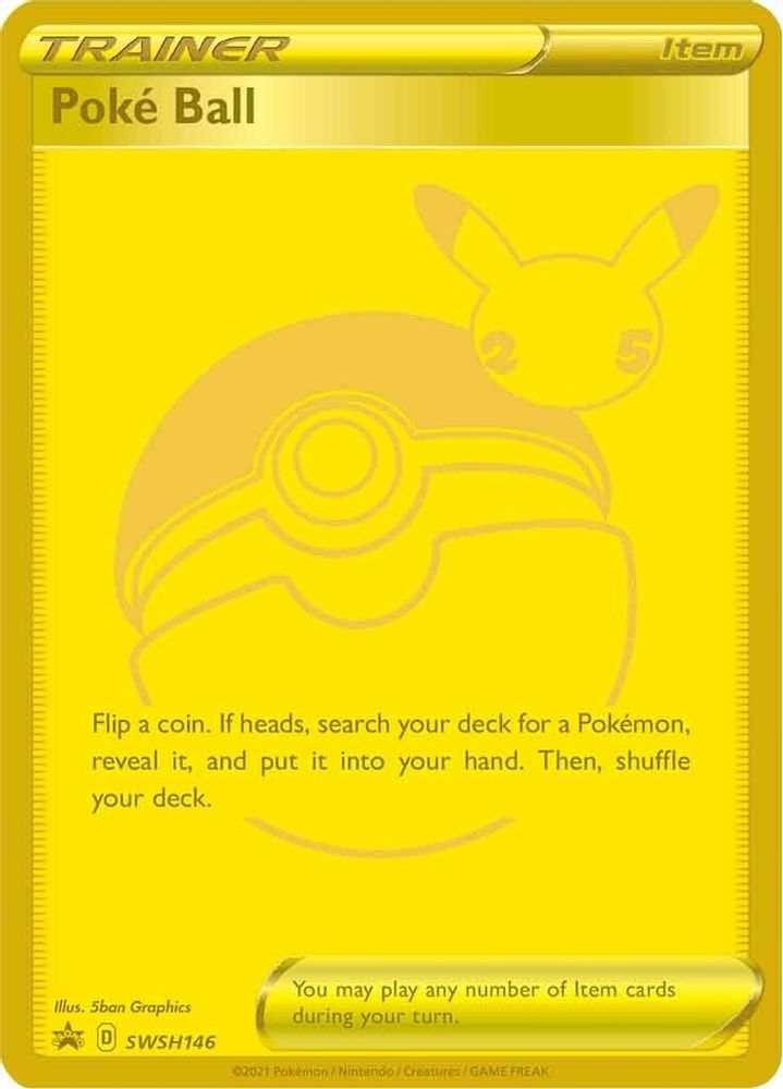 Poke Ball (SWSH146) (Celebrations) [Sword & Shield: Black Star Promos]