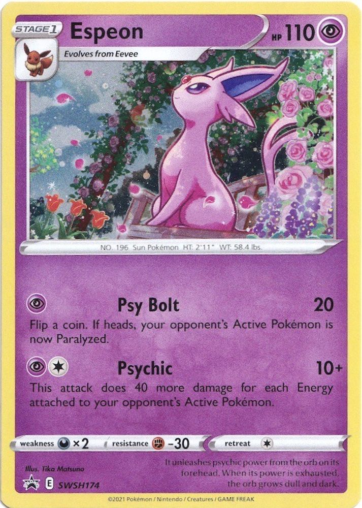 Espeon (SWSH174) [Sword & Shield: Black Star Promos]