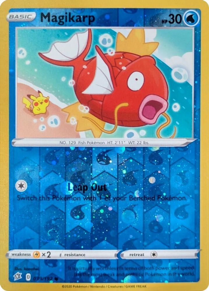 Magikarp (039/192) (Reverse Cosmos Holo) [Sword & Shield: Rebel Clash]