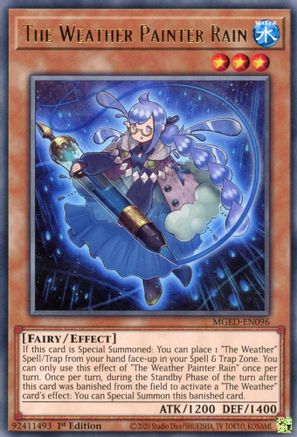 The Weather Painter Rain [MGED-EN096] Rare