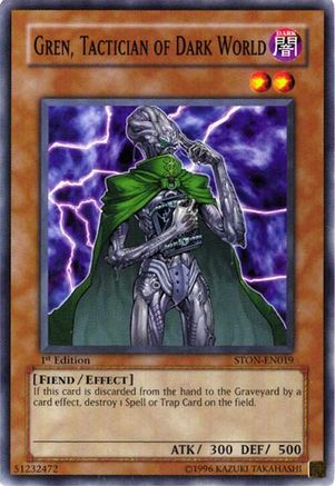 Gren, Tactician of Dark World [STON-EN019] Common
