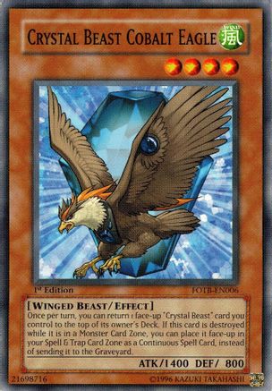 Crystal Beast Cobalt Eagle [FOTB-EN006] Common