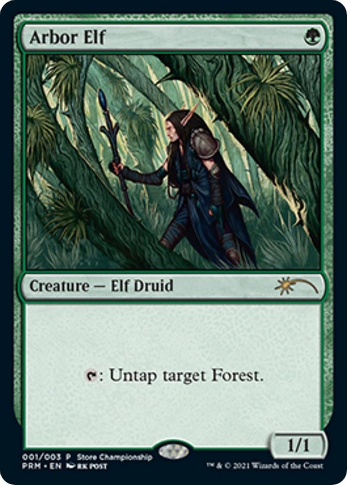 Arbor Elf [Wizards Play Network 2021]