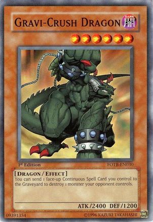 Gravi-Crush Dragon [FOTB-EN030] Common