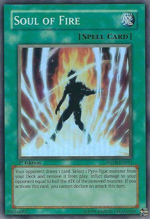Soul of Fire [FOTB-EN031] Super Rare