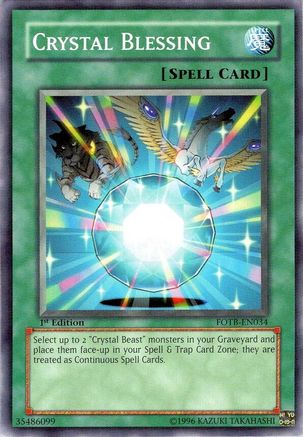 Crystal Blessing [FOTB-EN034] Common