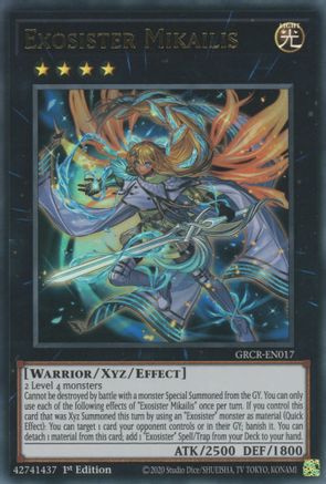 Exosister Mikailis [GRCR-EN017] Ultra Rare