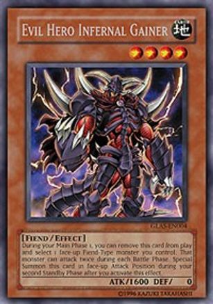 Evil Hero Infernal Gainer [GLAS-EN004] Rare