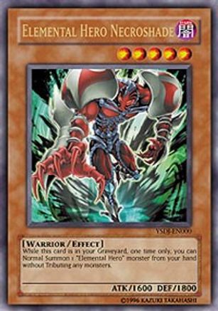 Elemental HERO Necroshade [YSDJ-EN000] Ultra Rare