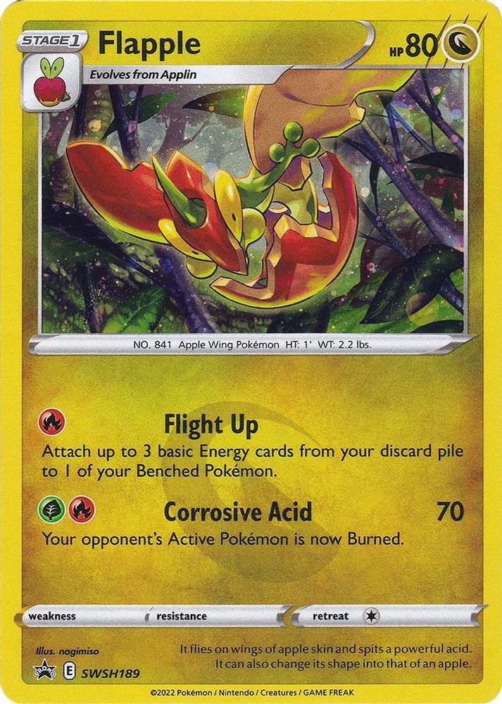Flapple (SWSH189) [Sword & Shield: Black Star Promos]