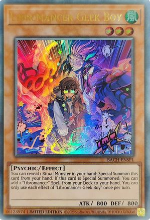 Libromancer Geek Boy [BACH-ENSP1] Ultra Rare