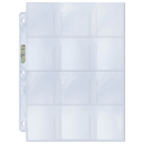 Ultra PRO: Platinum Hologram Standard 9-Pocket Pages - 3-Holes (100-Pack)