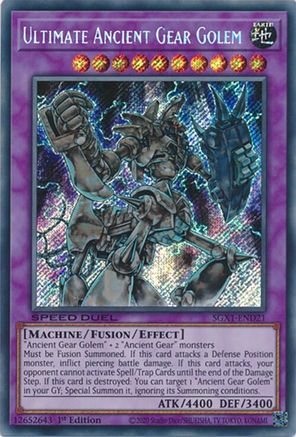 Ultimate Ancient Gear Golem [SGX1-END21] Secret Rare