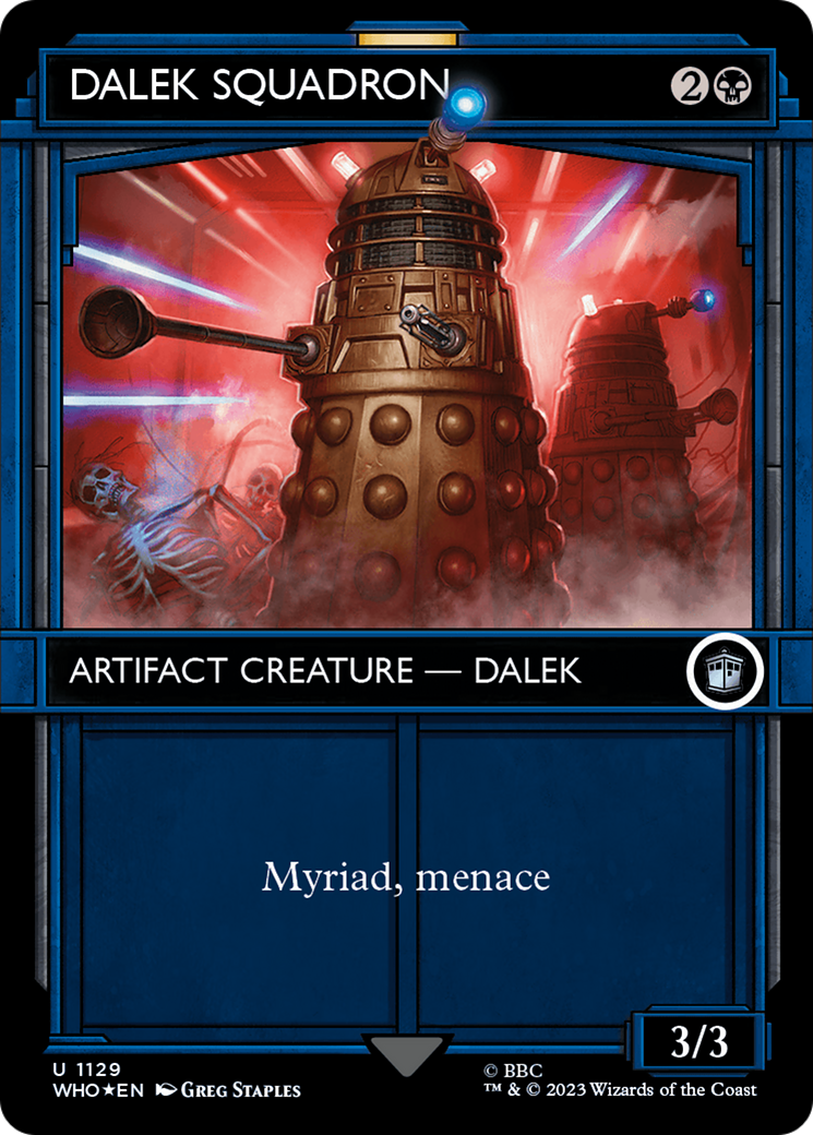 Dalek Squadron (Showcase) (Surge Foil) [Doctor Who]