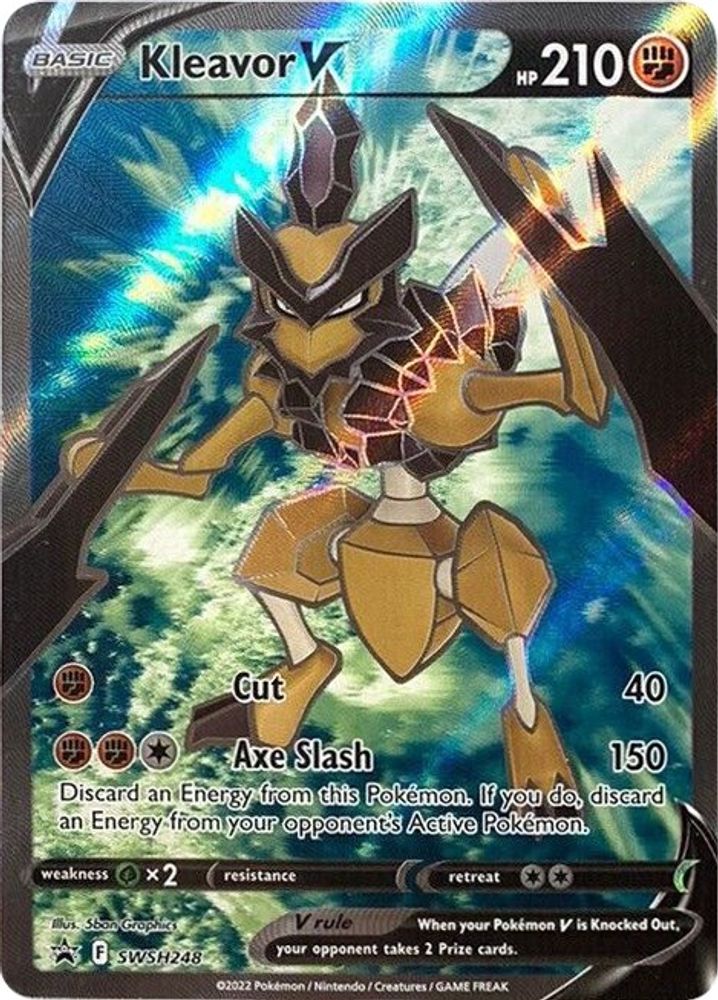 Kleavor V (SWSH248) [Sword & Shield: Black Star Promos]
