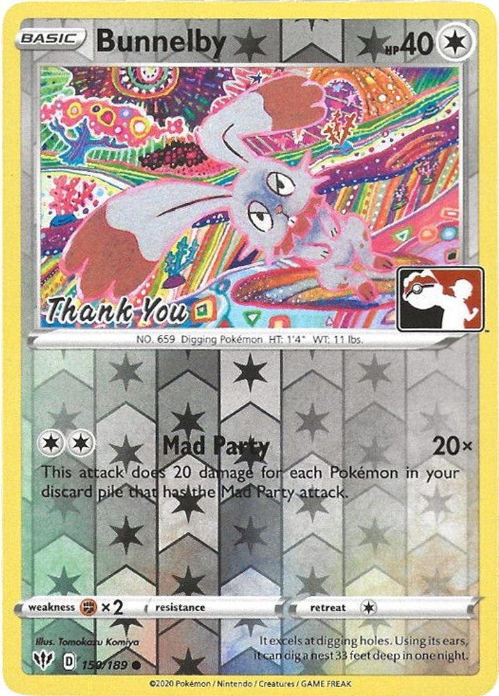 Bunnelby (150/189) (Thank You Promo) [Sword & Shield: Darkness Ablaze]