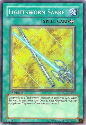 Lightsworn Sabre [TDGS-EN059] Super Rare