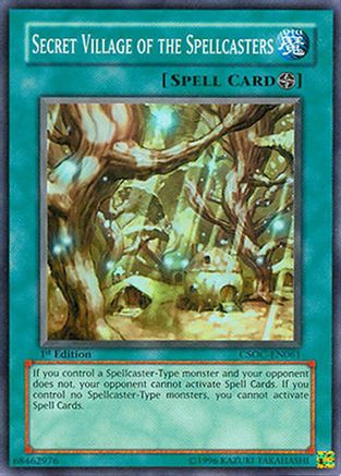Secret Village of the Spellcasters [CSOC-EN061] Super Rare