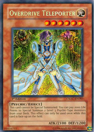 Overdrive Teleporter [CSOC-EN083] Secret Rare