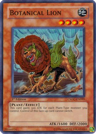 Botanical Lion [CSOC-EN099] Super Rare