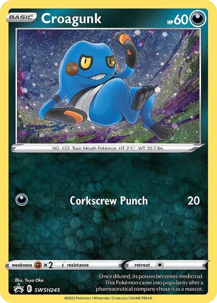 Croagunk (SWSH245) [Sword & Shield: Black Star Promos]