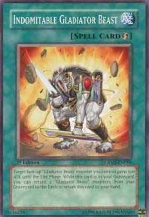 Indomitable Gladiator Beast [CRMS-EN056] Common