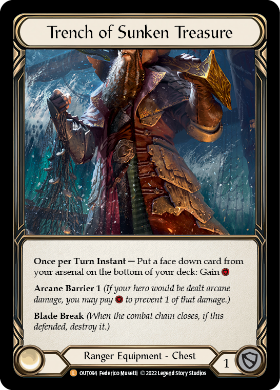 (Golden) Treasure Sunken of Trench Treasure Sunken of Foil】Trench 【Cold [FAB125] Foil Cold (Promo) その他