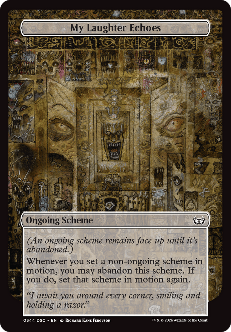 My Laughter Echoes (Full Art) [Duskmourn: Archenemy]