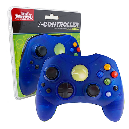 S-Controller For Original Xbox - Blue (Old Skool)