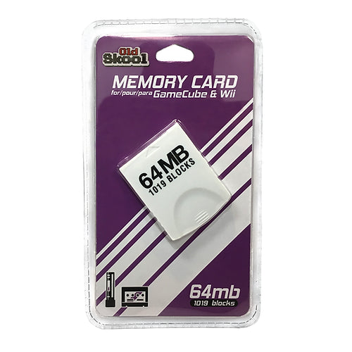 64MB GameCube / Wii Memory card (Old Skool)