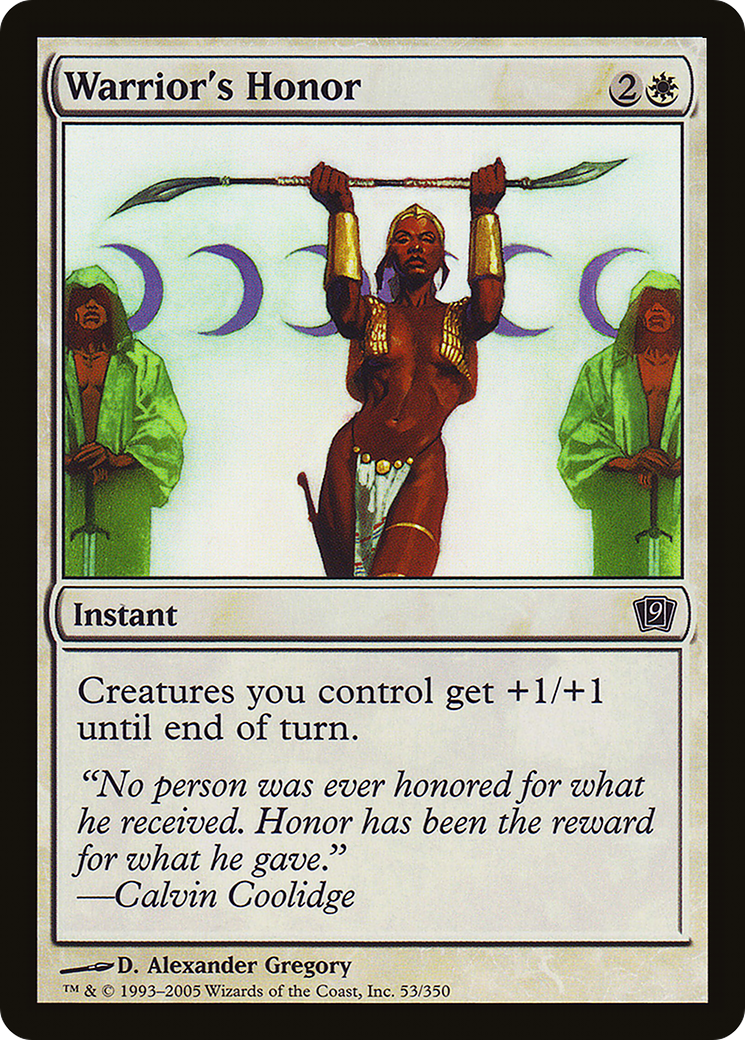 Warrior's Honor [Ninth Edition]