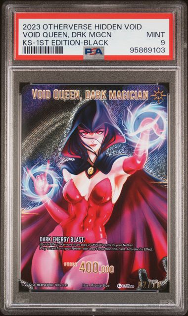 GRADED [PSA 9] 2023 OTHERVERSE HIDDEN VOID KICKSTARTER VOID QUEEN, DRK MGCN KS-1ST EDITION-BLACK
