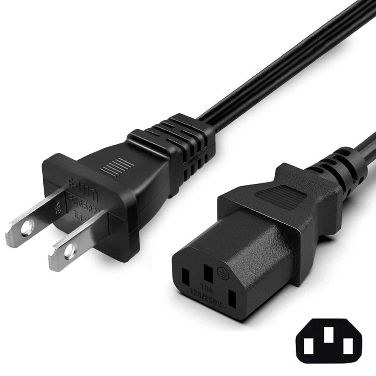 Power Cable [AC] For PlayStation 3 (PS3) & Xbox 360 - 6FT
