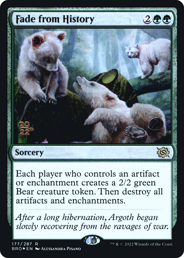 Fade from History [The Brothers' War: Prerelease Promos]