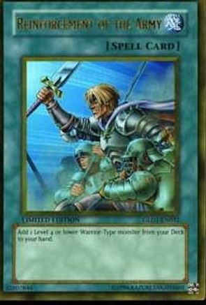 Reinforcement of the Army [GLD1-EN032] Gold Rare