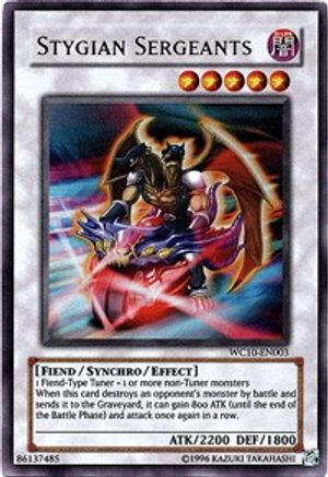 Stygian Sergeants [WC10-EN003] Ultra Rare
