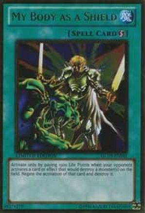 My Body as a Shield [GLD3-EN041] Gold Rare