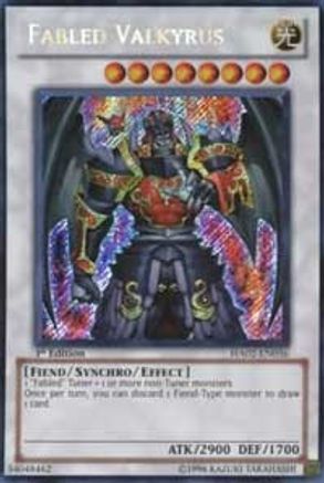 Fabled Valkyrus [HA02-EN056] Secret Rare