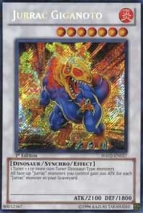 Jurrac Giganoto [HA02-EN057] Secret Rare