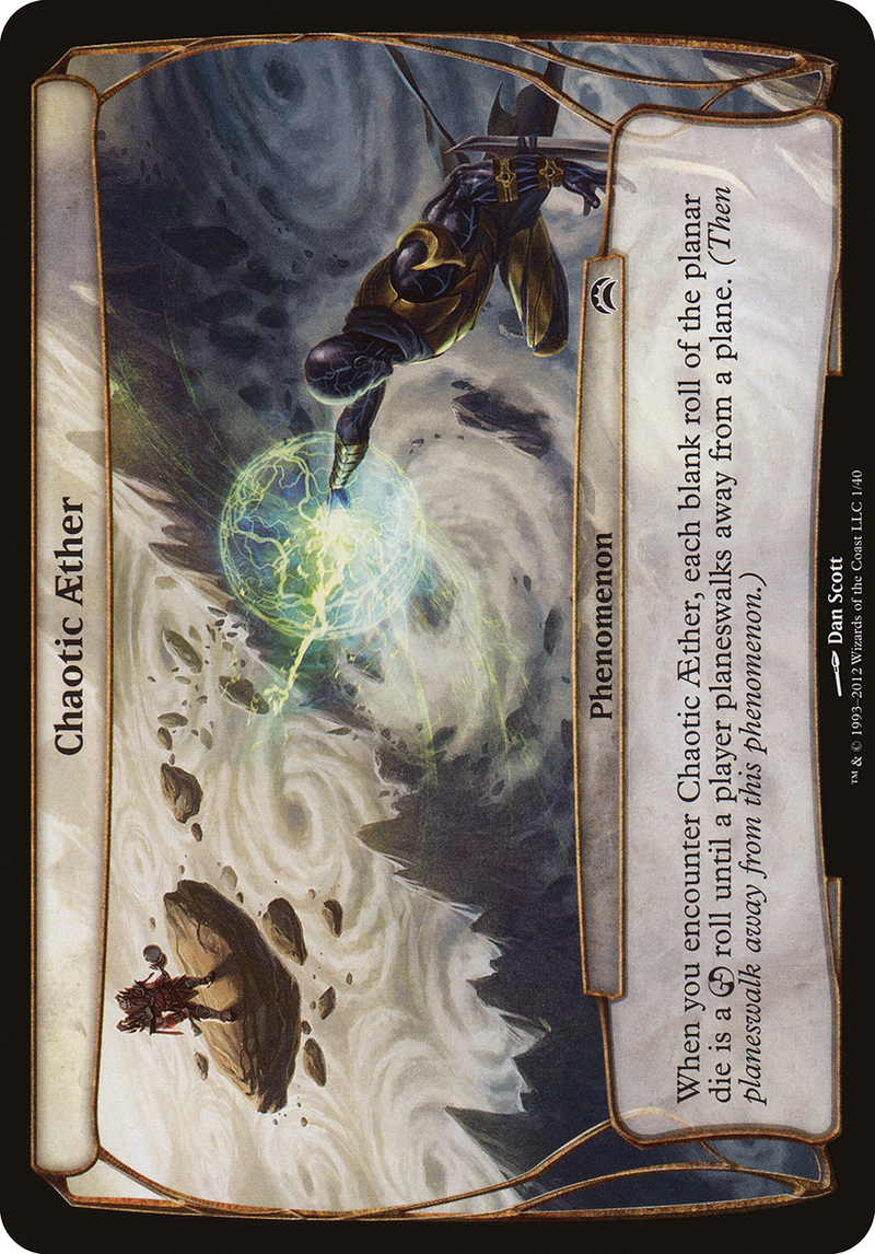 Chaotic Aether (Planechase 2012) (OVER-001) - Planechase 2012 Planes Foil